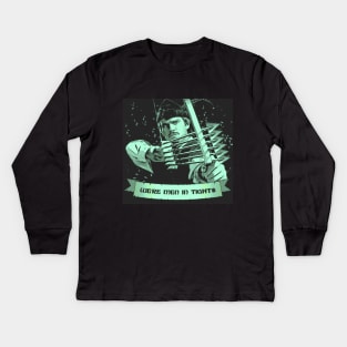 We're Men In Tights Kids Long Sleeve T-Shirt